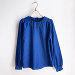 Overdyed Smock Top Indigo