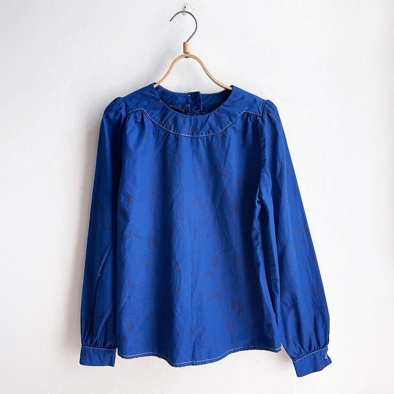 Overdyed Smock Top Indigo