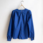 Overdyed Smock Top Indigo