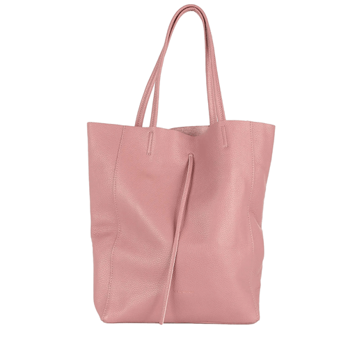 Maison Fanli Large Leather Tote bag- Primrose pink