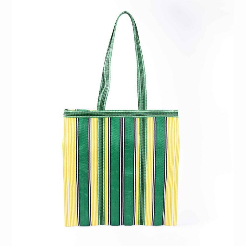 Recycled Plastic Tote Bag - La Baule Green
