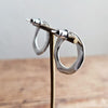 Organic Stud Earrings - Silver
