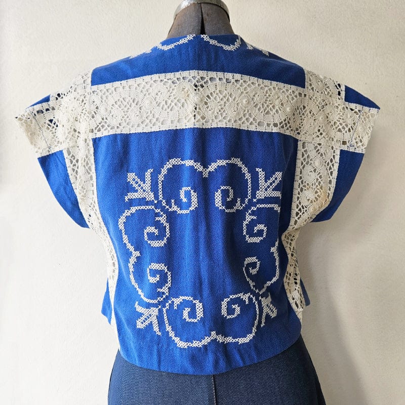 Vintage Fabric Mini Bolero Jest No 15