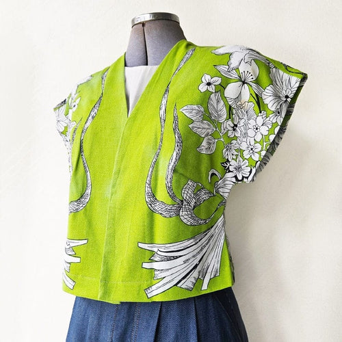 Vintage Fabric Mini Bolero Jest No 6