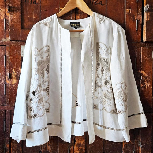 Dragstar Vintage Fabric Embroidered Boxy Jacket (One Off)