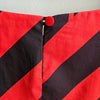 Dragstar Bateau Top Diagonal Printed Cotton Red