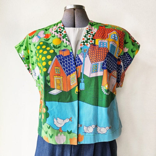 Vintage Fabric Mini Bolero Jest No 4