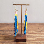Beaded Hook Earrings fair Trade - Pastel