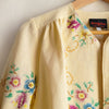 Bolero Yellow Embroidered Floral M/12 (ONE OFF)
