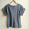 The Right Box Top Denim Look Cotton