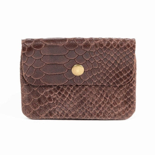 Maison Fanli Coin Purse - Snake Camel