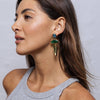 Zoda Blue & Green Gemstone Earring