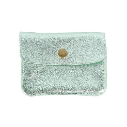 Maison Fanli Coin Purse - Metallic Mint