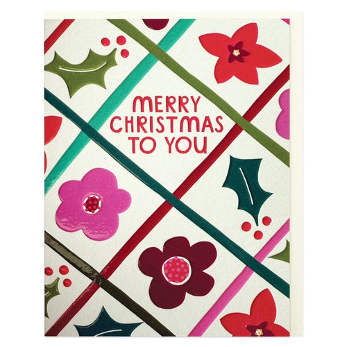Christmas Card - Merry Christmas To You/Flowers