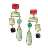 Zoda Freida Multi-Coloured Natural Gemstone Earring