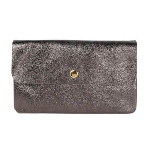 Maison Fanli Clutch Cross Body - Metallic Grey