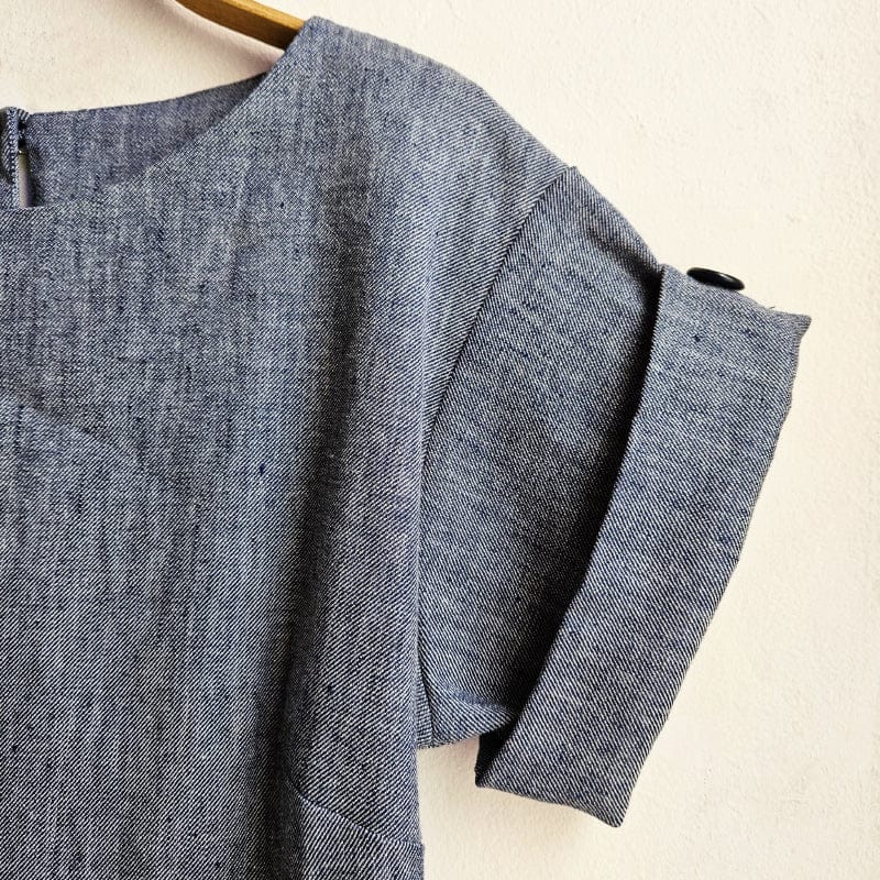 The Right Box Top Denim Look Cotton