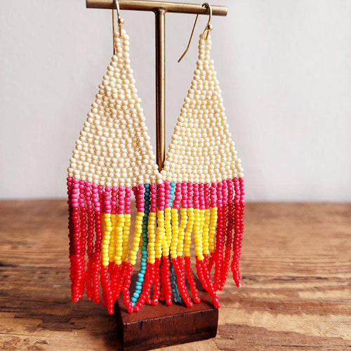 Beaded Earrings - Pyramid Fair Trade