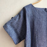 The Right Box Top Denim Look Cotton