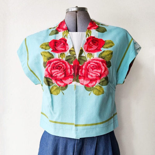 Vintage Fabric Mini Bolero Jest No 7