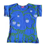 Dragstar Classic Tee - Apple Walk Blue Australian Made Womens ethical fashion Slow fashion made in Sydney Screen printed in Sydney made in Sydney