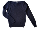 Dragstar Voyager Jumper - Navy Merino Wool Ethical Womens Fashion