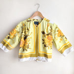 Bolero Yellow/Orange/Khaki Floral M/12 (ONE OFF)