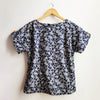 The Right Box Top Floral Indigo Cotton