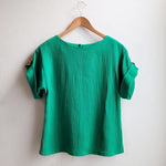 The Right Box Top - Green Soft Cotton