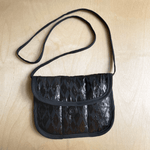 Dragstar Quilted Shoulder Bag - Black Lurex