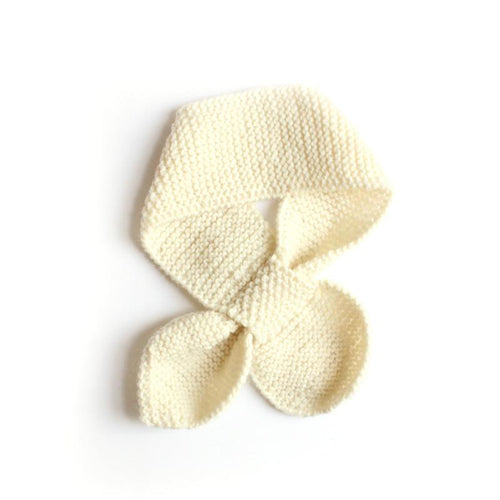 Hand knitted Neck Warmer- Cream