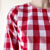 Smart Top Gingham - Red