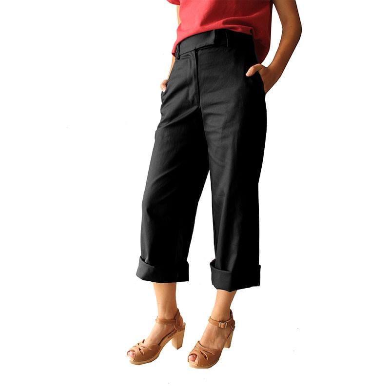 Parade Pants - Black Wide leg pants made in AUSTRALIA