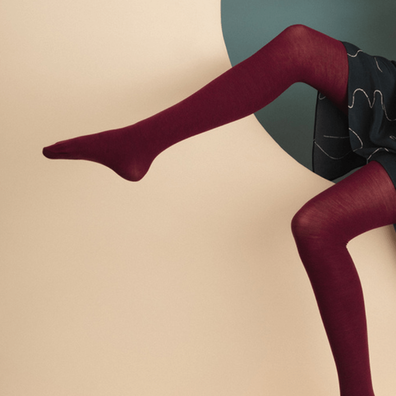 Maroon fishnets sale
