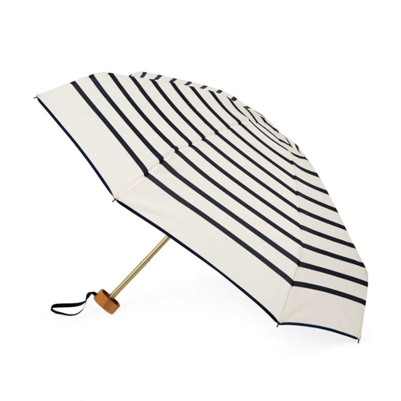 Anatole Henri Navy Striped Micro Umbrella