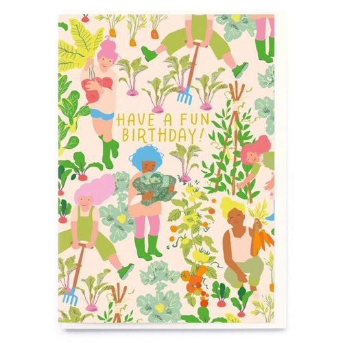 Noi Card - Have A Fun Birthay Plants/Garden