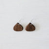 Woodfolk Natural Wood Dew Drop Earrings