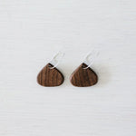 Woodfolk Natural Wood Dew Drop Earrings