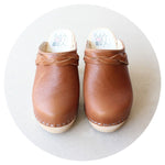 Stockholm Clog With Braid - Tan