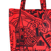 Dragstar Handprinted Village Tote Bag ethical Womens Fashion Slow fashion Made in Sydney Australia