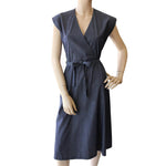 wrap dress denim look Dragstar Ethical womens fashion made in Sydney