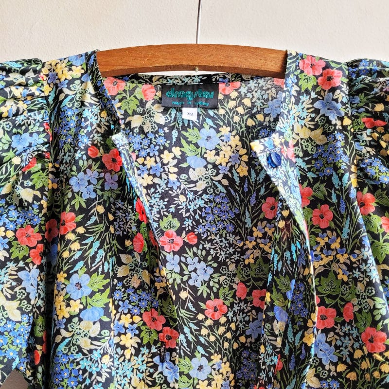 Trapeze Jacket Top - Floral