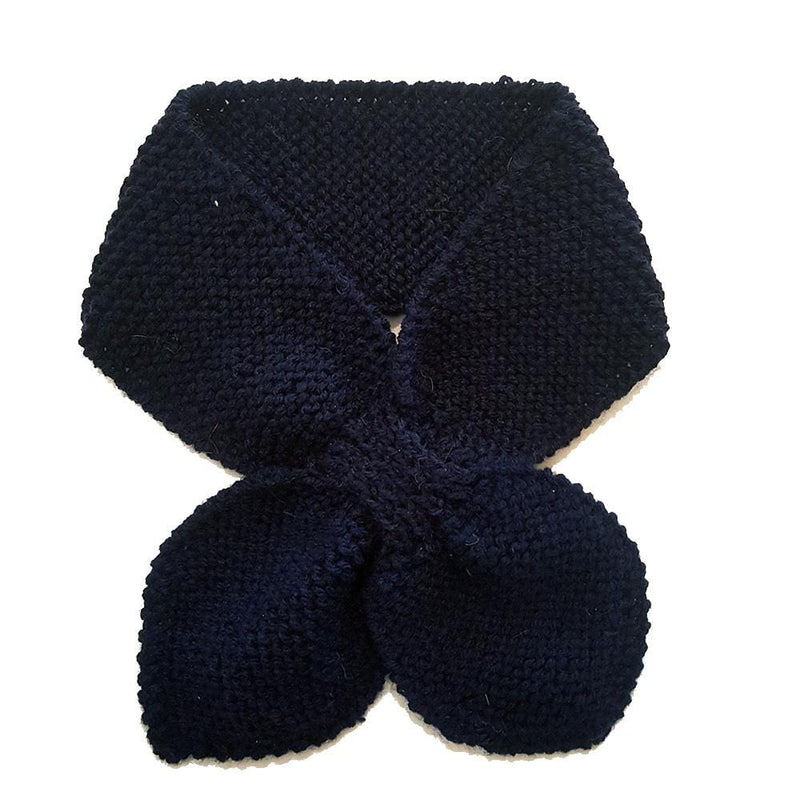 Hand knitted Neck Warmer - Navy