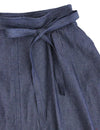 Double Wrap Skirt -Dark Denim
