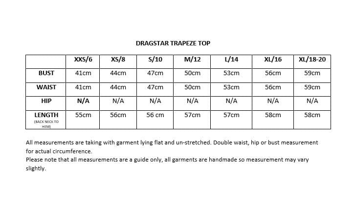 Dragstar Trapeze Top - Charcoal last ones